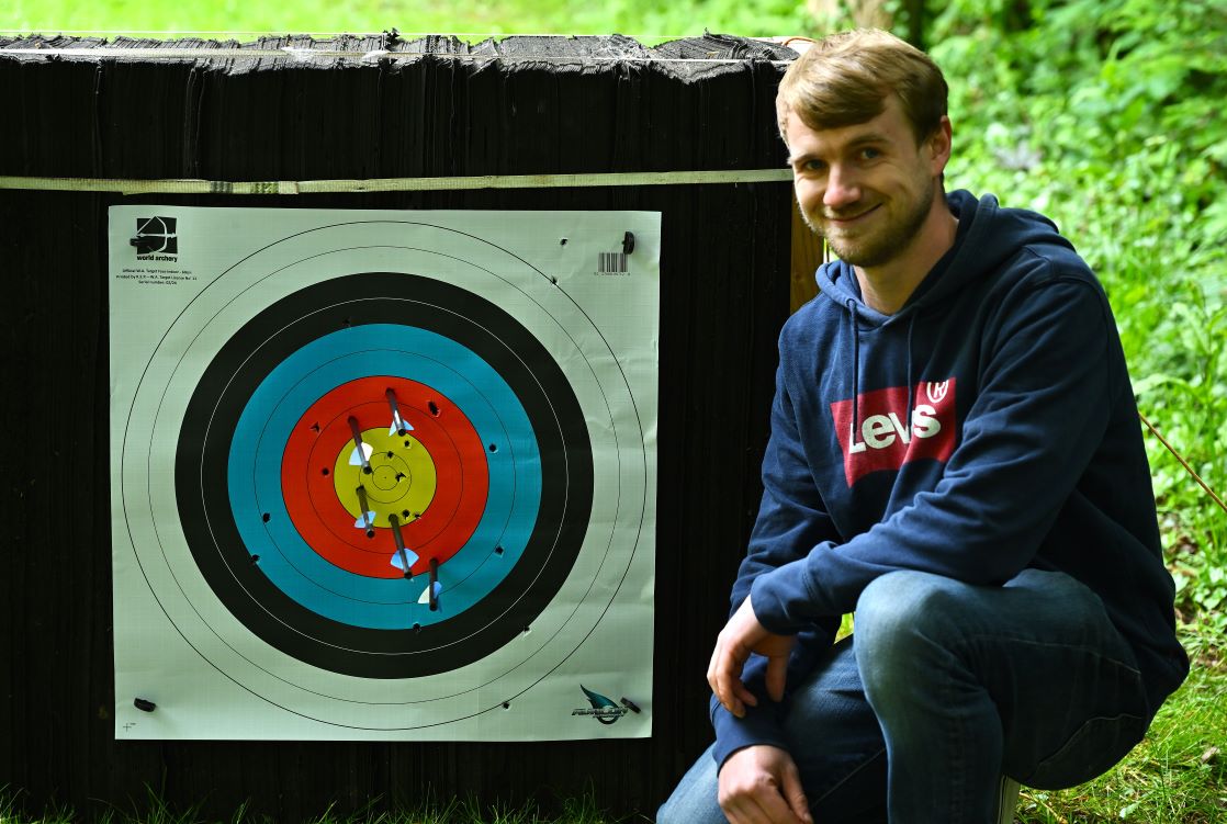 Outdoor crossbow range at March Hare Leisure
