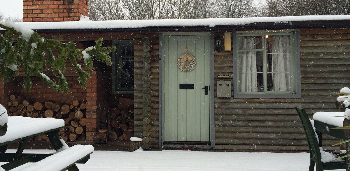 The March Hare Entrance in The Snow